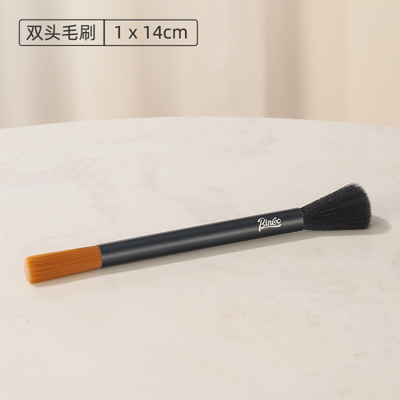 咖啡毛刷磨豆機清理刷木質桌面清潔筆刷軟毛沖煮頭清理刷子