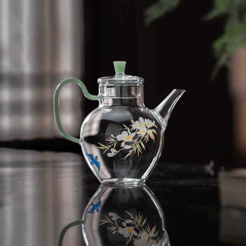 玻璃迷你泡茶壺