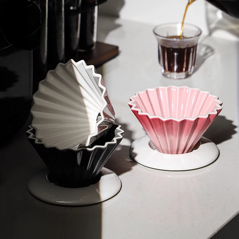 漸變折紙陶瓷濾杯