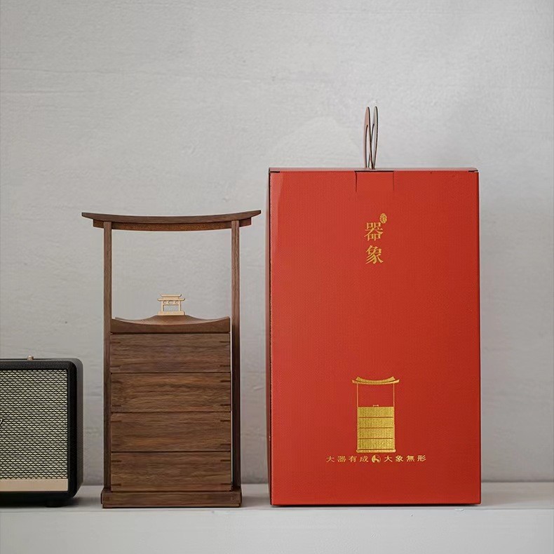 黑胡桃木手提盒