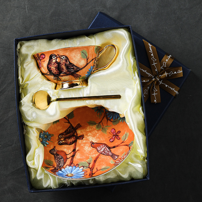 歐式田園風咖啡杯碟套裝