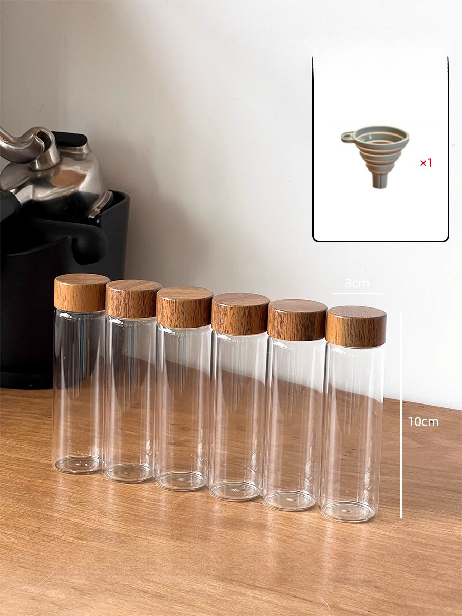 咖啡豆分裝試管玻璃展示架