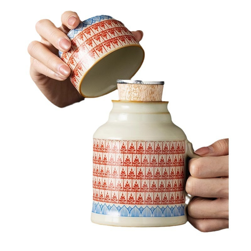 千佛陶瓷小暖壺