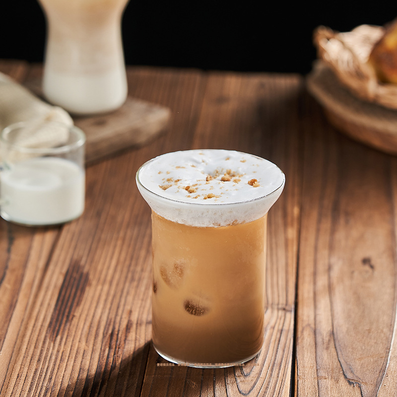 Ins透明拿鐵杯冰咖啡杯