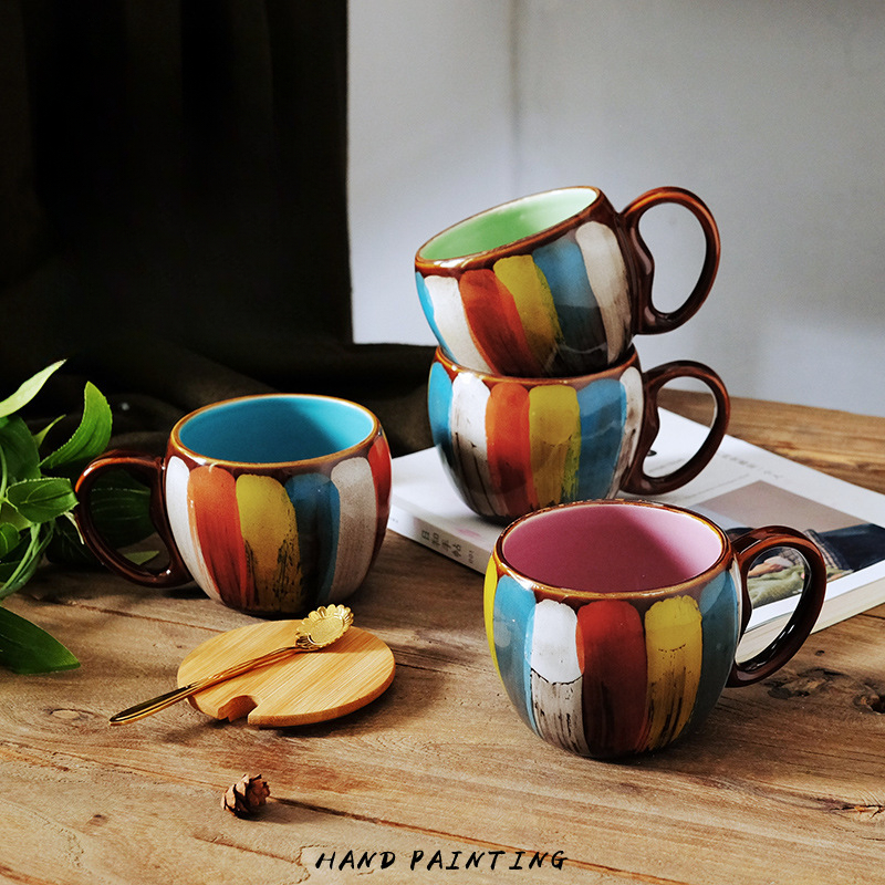 手工彩繪創意咖啡杯
