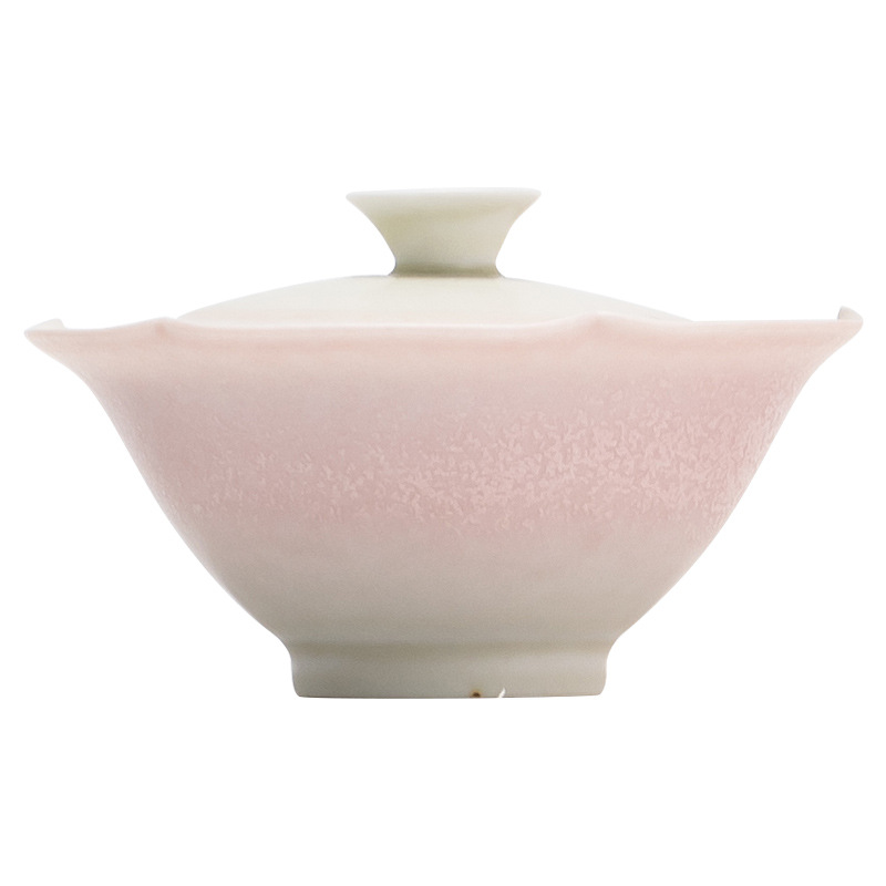 輕薄窯變斗笠蓋碗