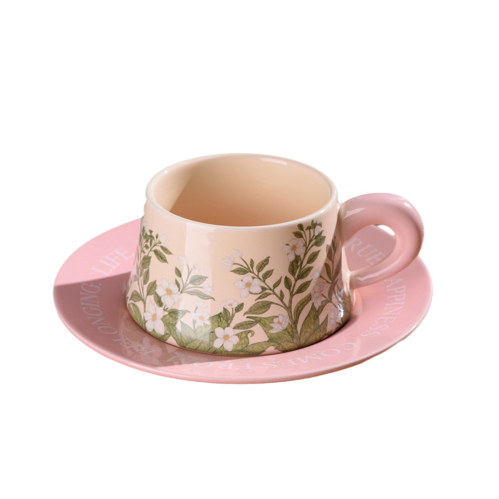 茉莉花咖啡杯碟禮盒包裝