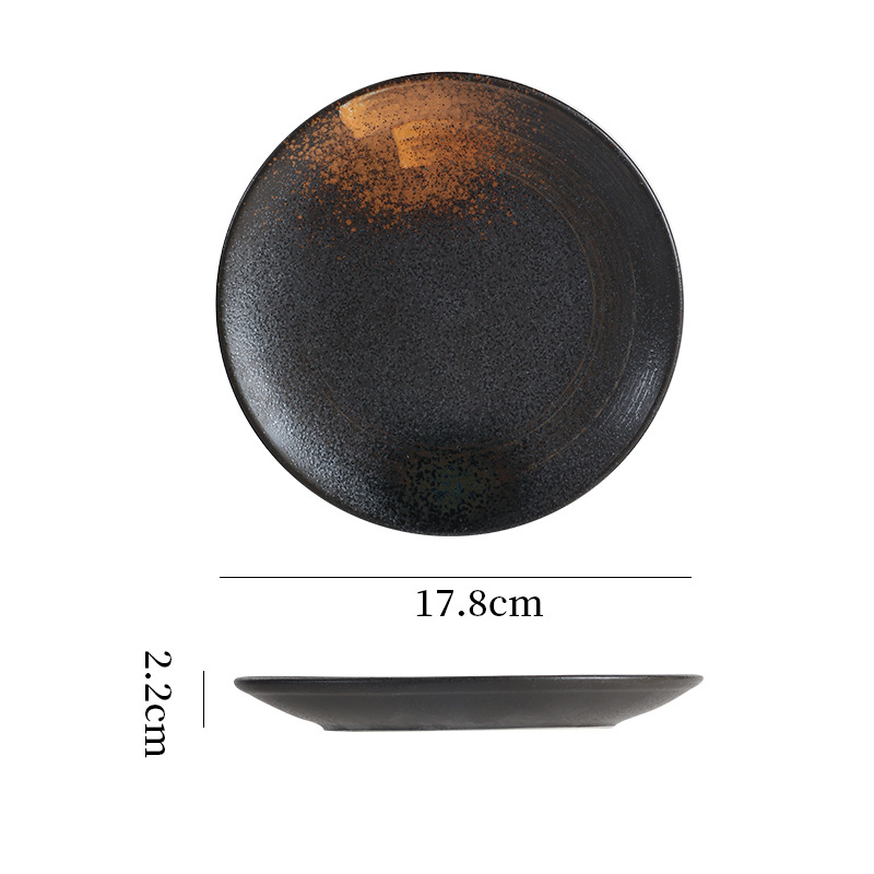 日式復古波紋圓盤