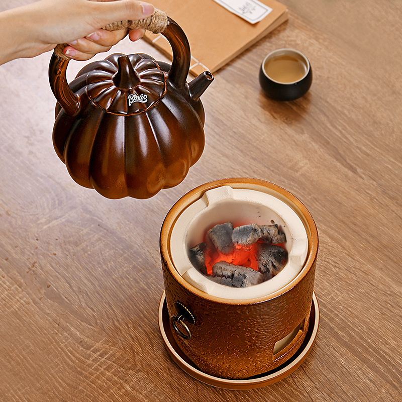 戶外家用煮茶炭火圍爐泡茶壺