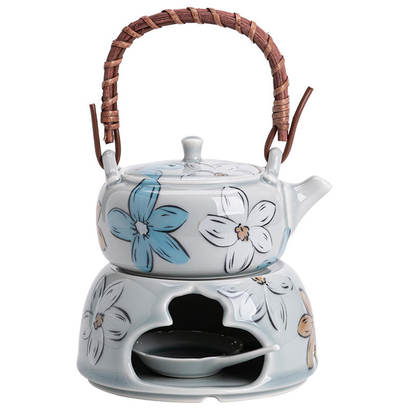 冰灰漫花蠟燭溫茶爐