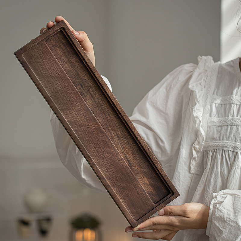 胡桃木茶杯架子