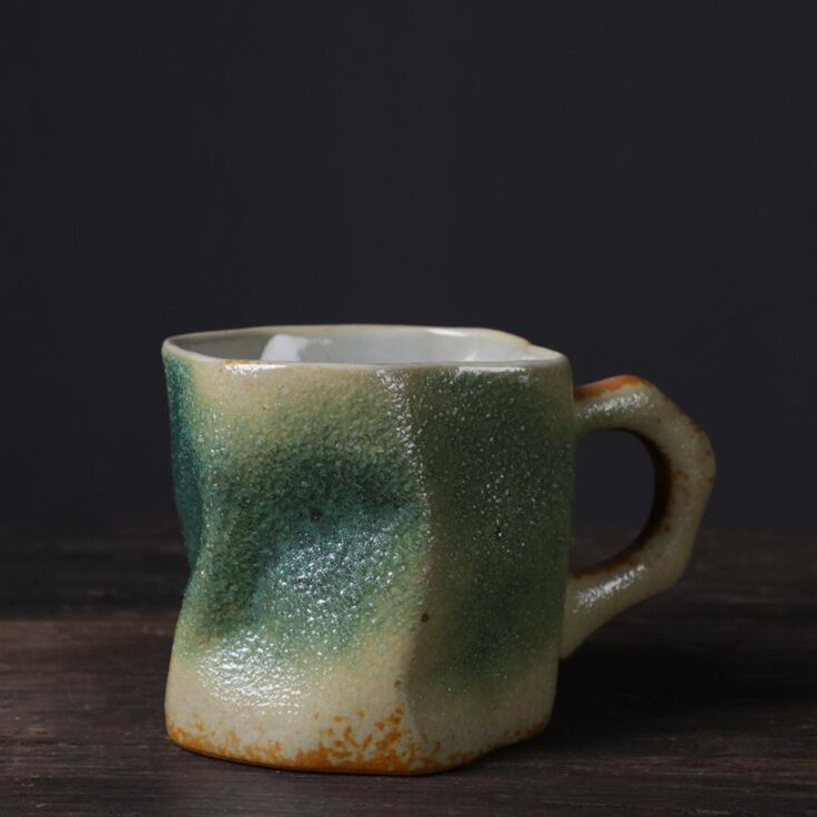 日式高顏值窯變咖啡杯