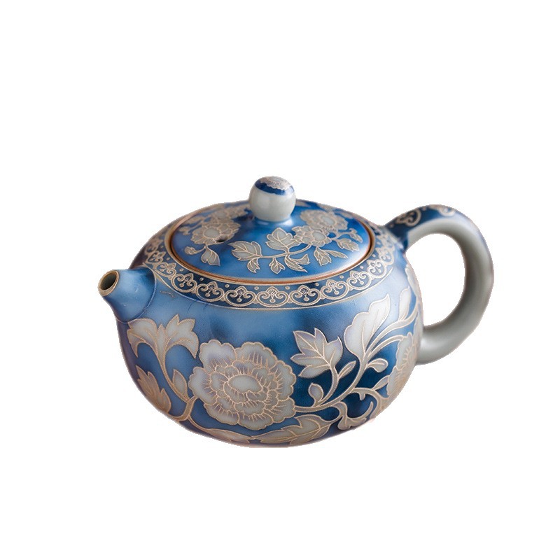 元青花西施壺一壺三杯套裝