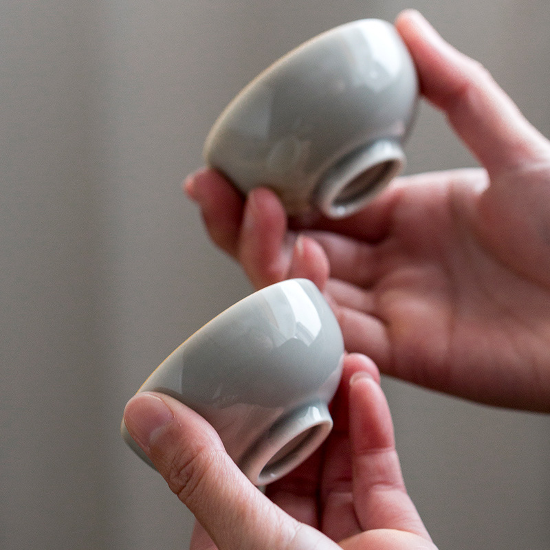 日式冰灰釉茶杯