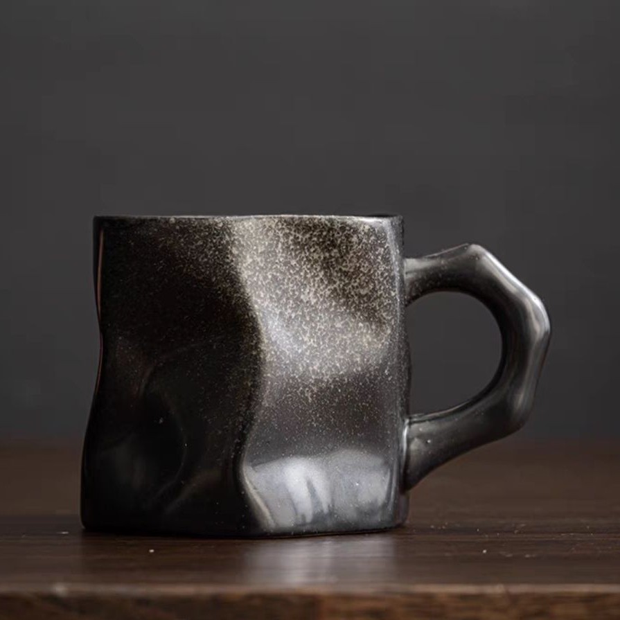 日式高顏值窯變咖啡杯