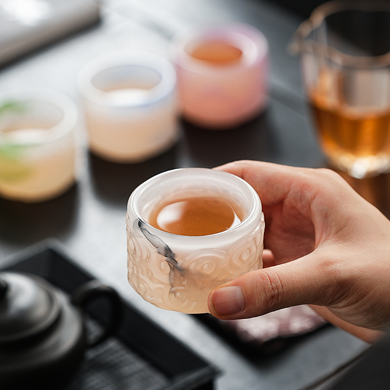 浮雕琉璃主人杯