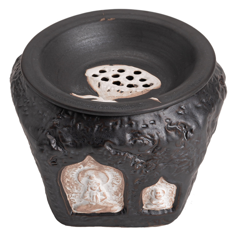 侘寂風粗陶茶洗建水