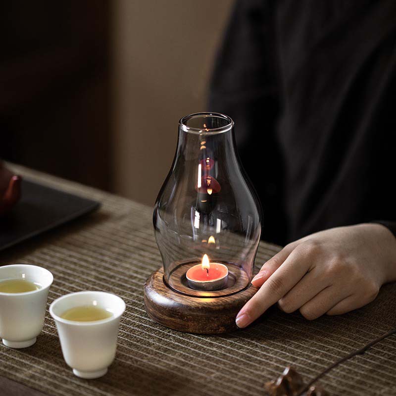 日式玻璃燭臺