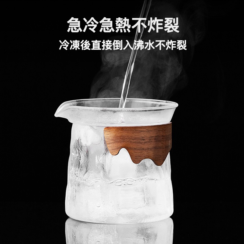 滄海玻璃蓋碗防燙手抓壶