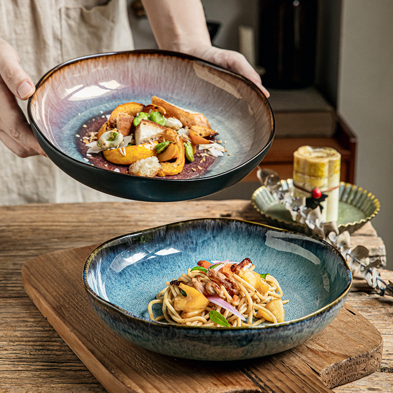 云復古輕奢不規則盤子