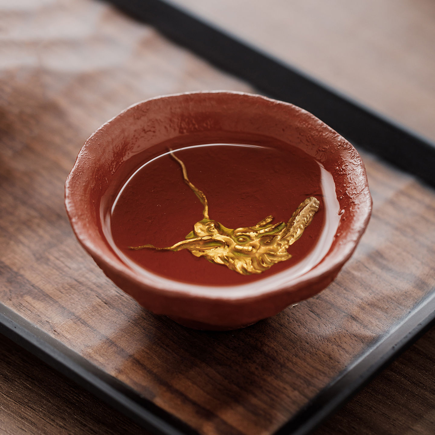 紅泥紫砂茶碗杯