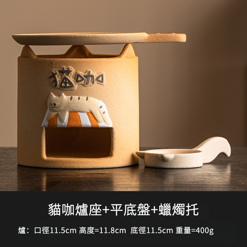 貓咖蠟燭茶爐