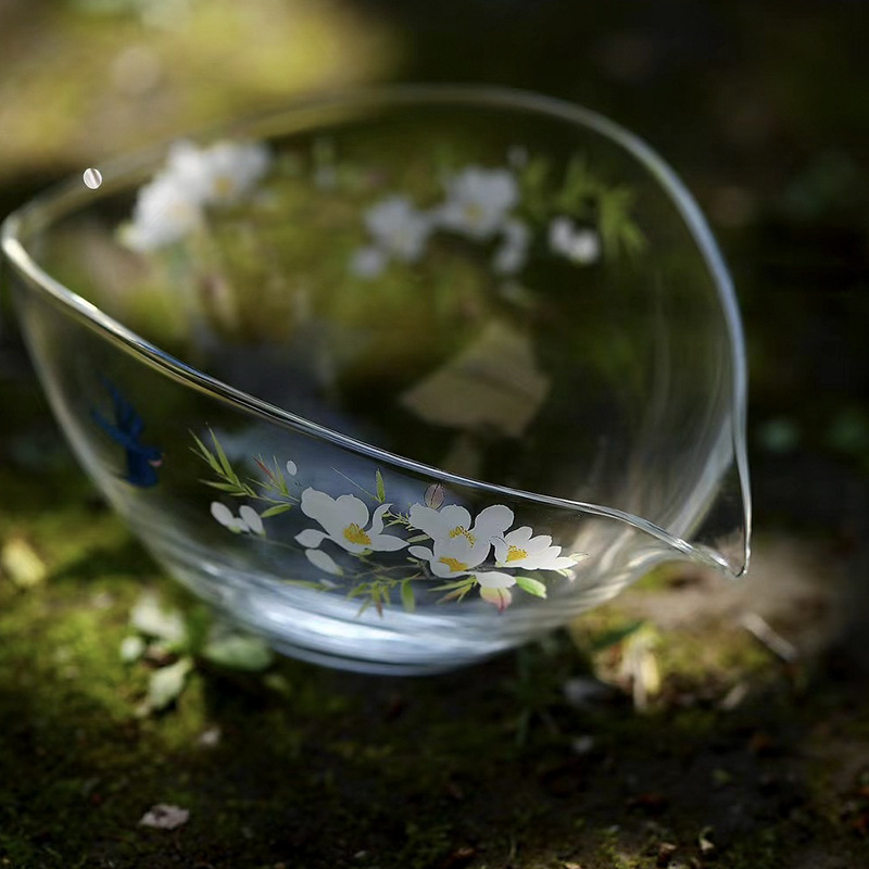 春歸一葉扁舟耐熱高硼硅耐熱公道杯