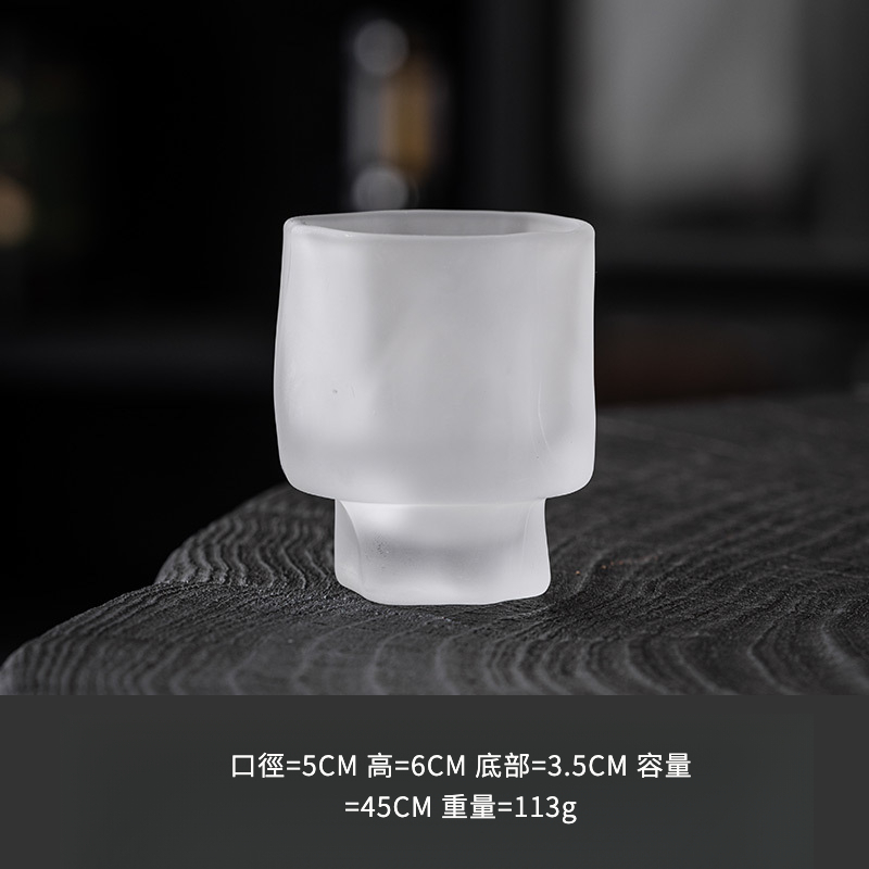 高腳折紙玻璃杯