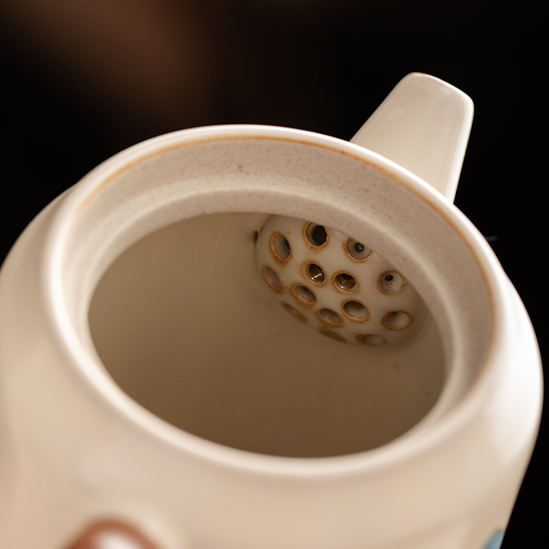 汝窯千裡江山直身壺