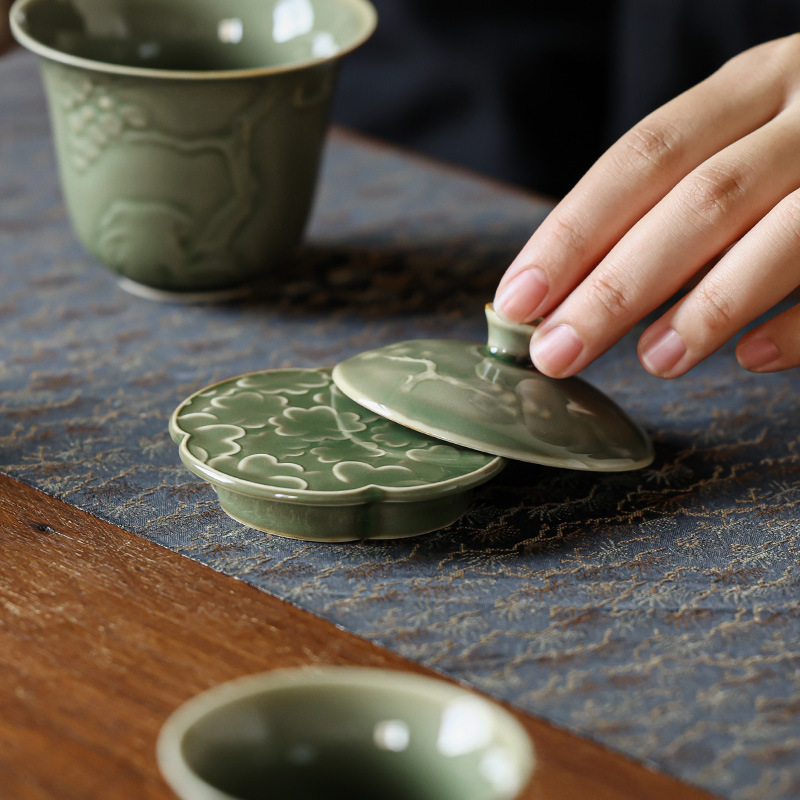 越窯青瓷壺承墊