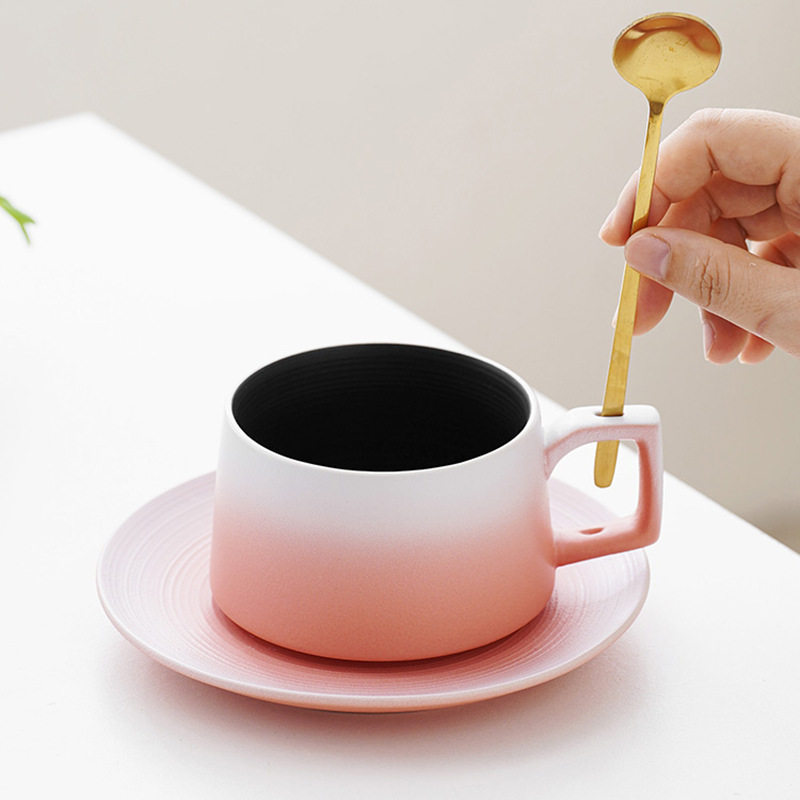 高檔禮盒咖啡杯陶瓷情侶對杯