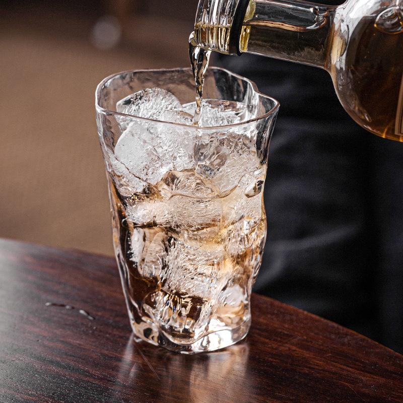 日式手作水晶玻璃杯