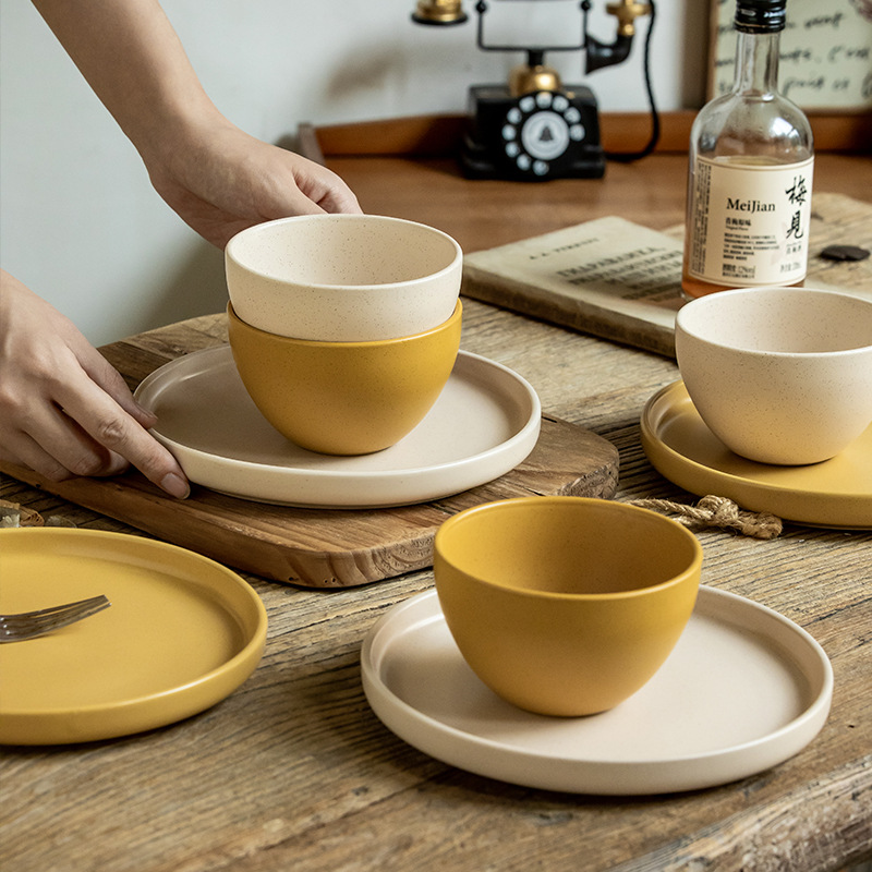 復古特色芝麻釉餐具系列