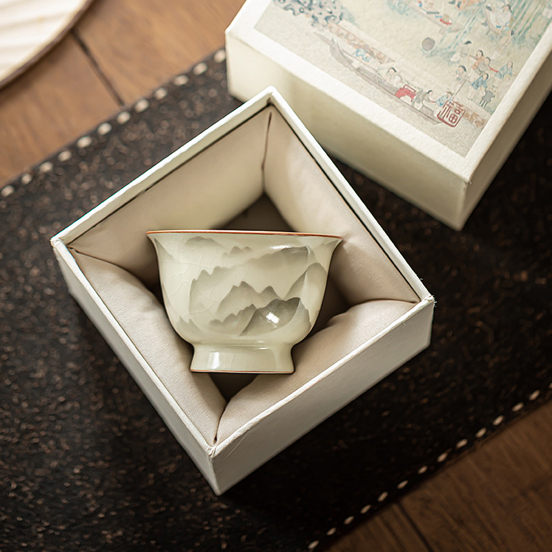 汝窯復古高腳杯