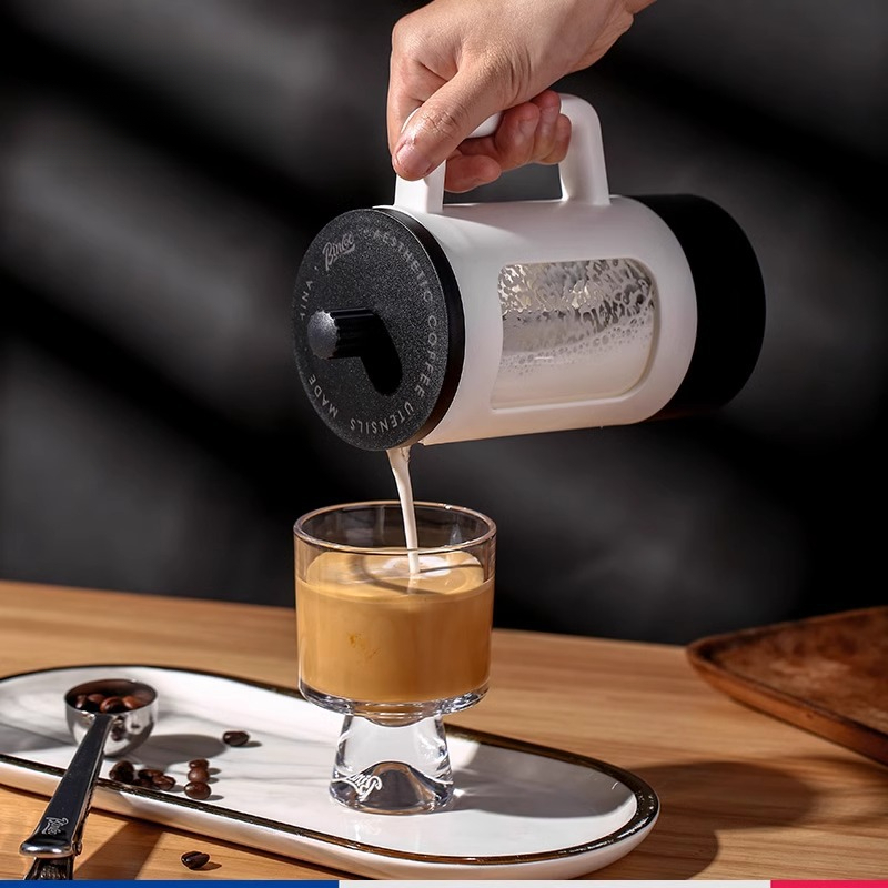 家用小時小型打奶泡器法壓壺