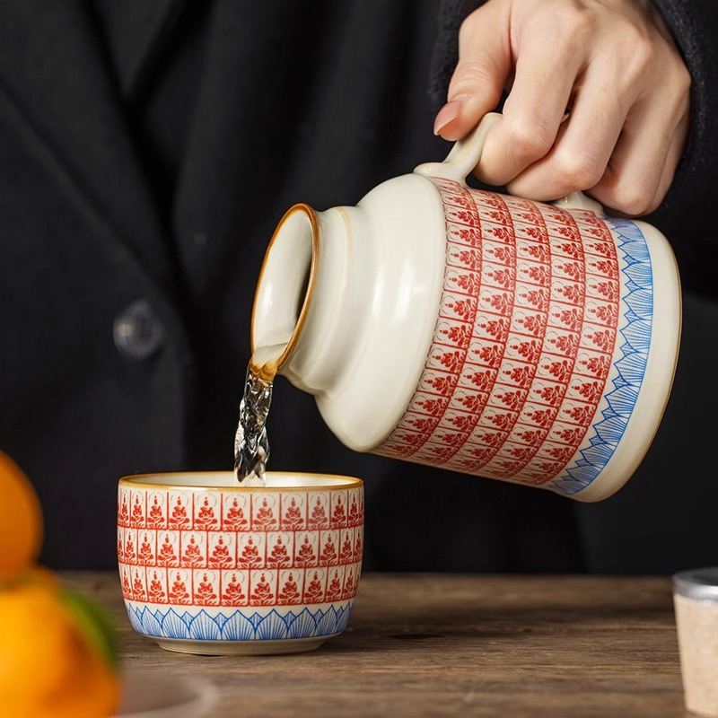 千佛陶瓷小暖壺