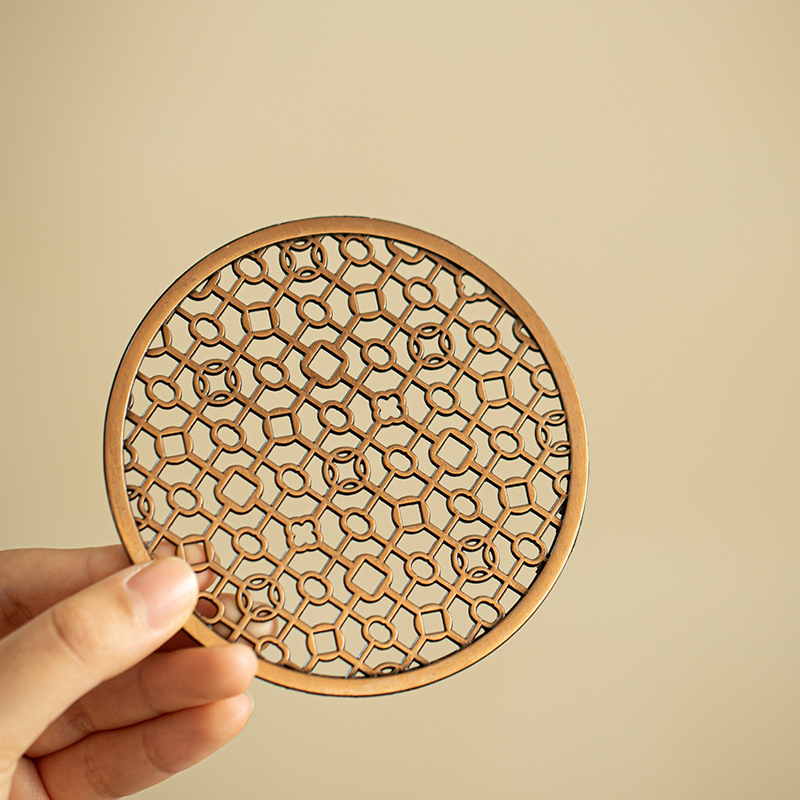 手工胡桃木茶盤壺承