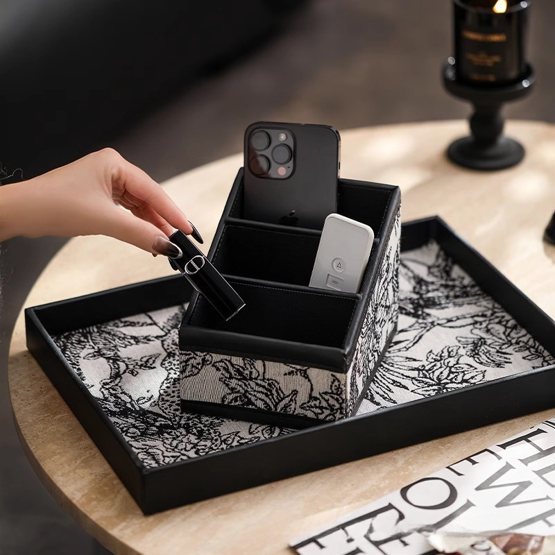 叢林皮革高檔輕奢紙巾盒