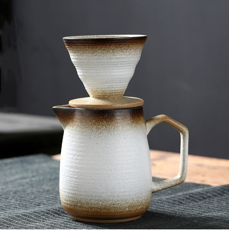 復古窯變咖啡漏斗過濾套組