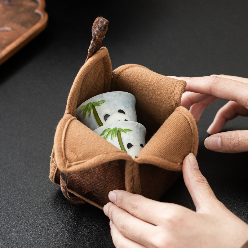 極素織錦國色天香鈴鐺包