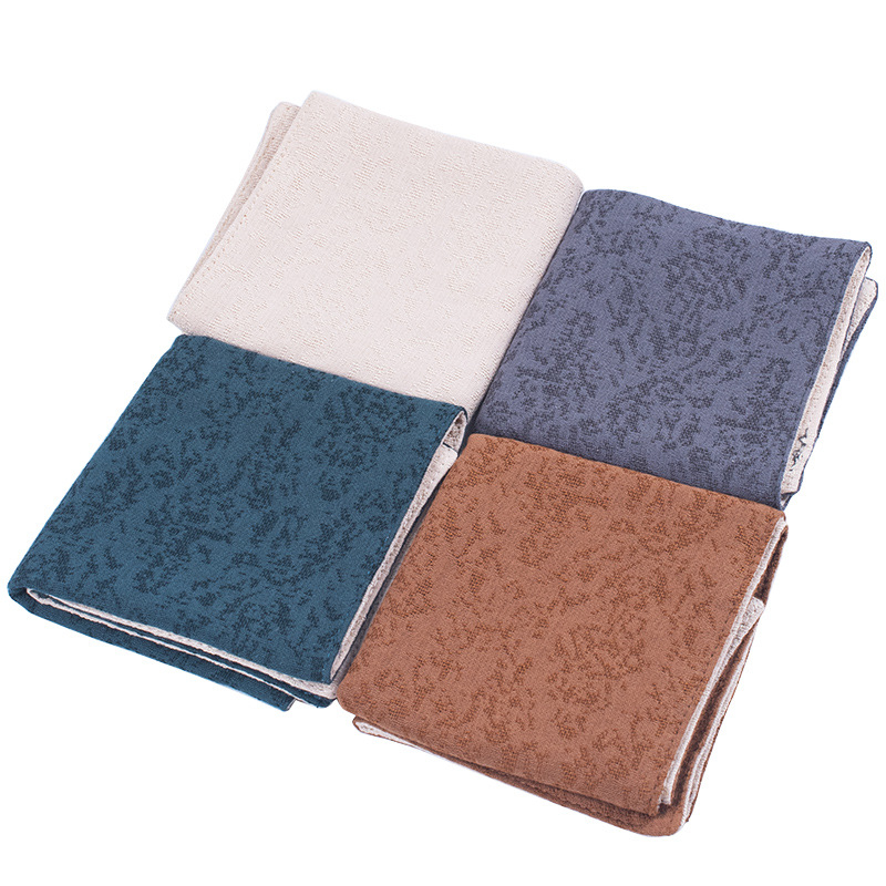 高檔棉麻提花茶巾茶桌抹布