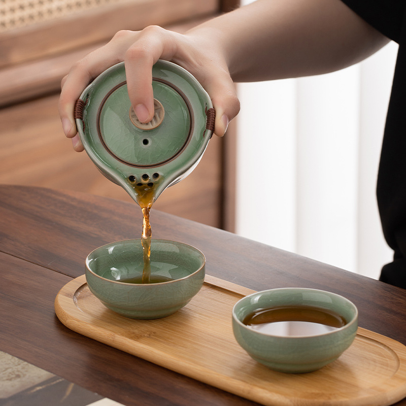 便攜式旅行箱茶具套裝