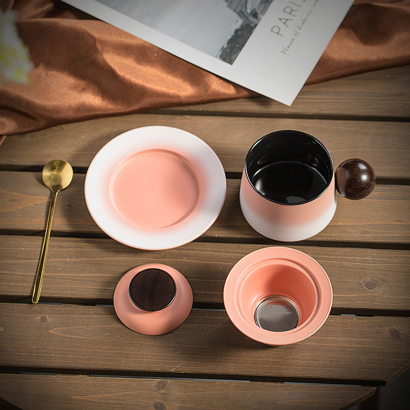 日式陶瓷漸變咖啡杯