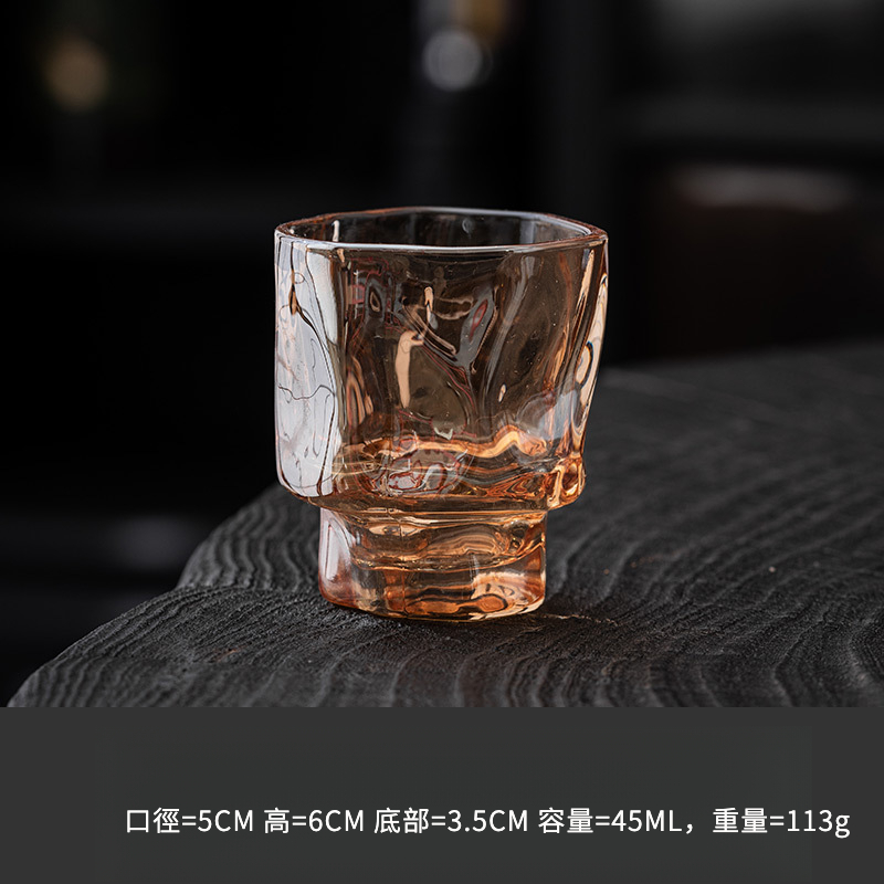 高腳折紙玻璃杯