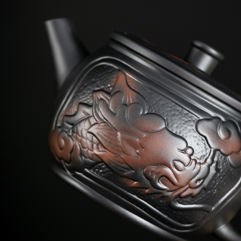 紫陶神龍鐘德壺