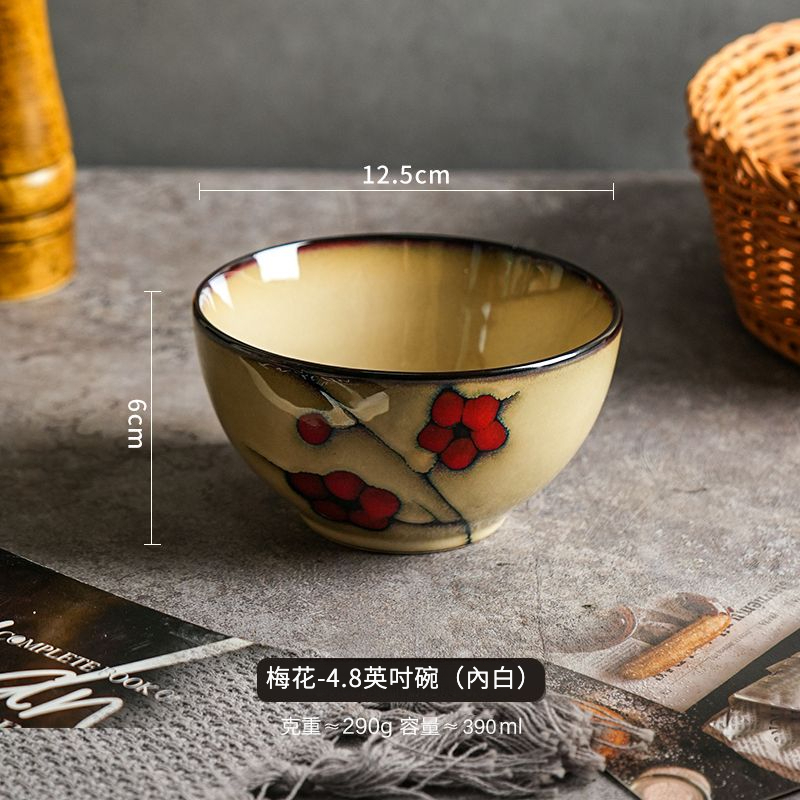 日式復古陶瓷米飯