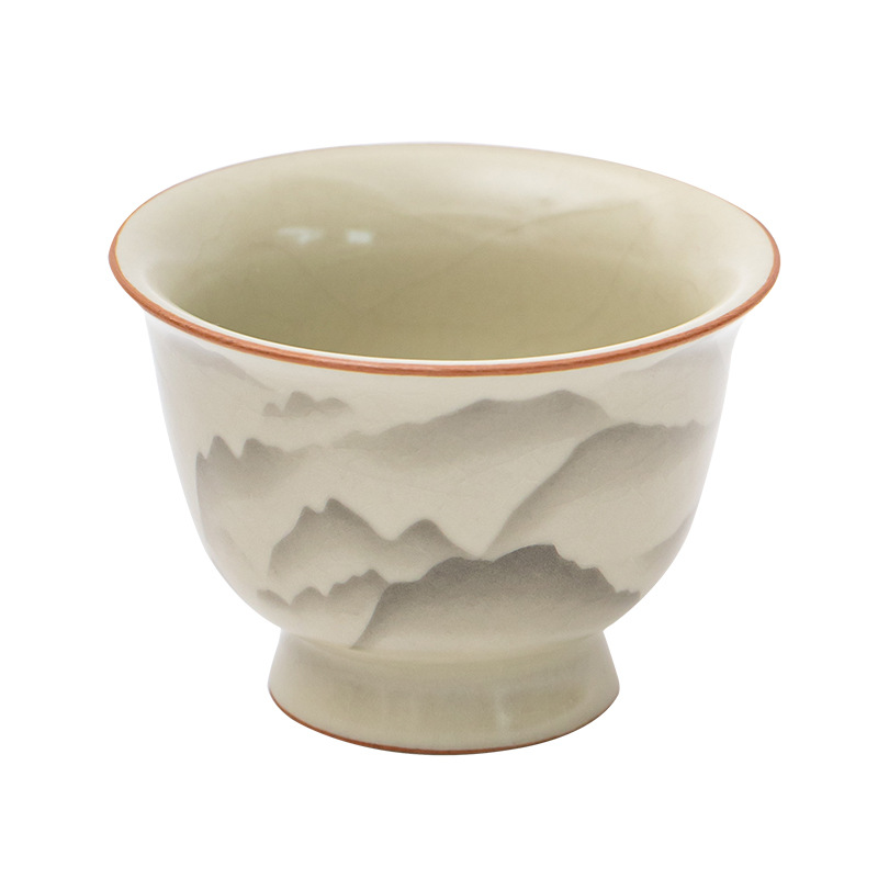 汝窯復古高腳杯