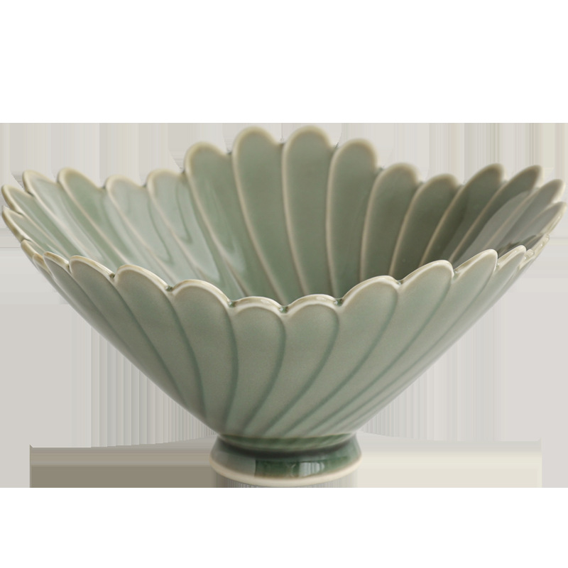 越窯青瓷茶點果盤