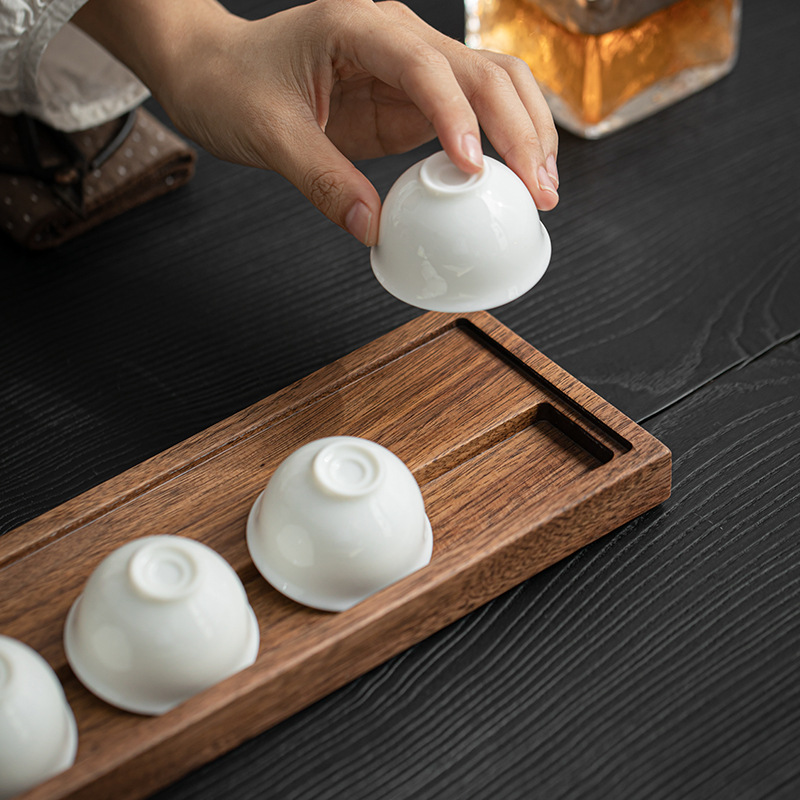 胡桃木茶杯架子