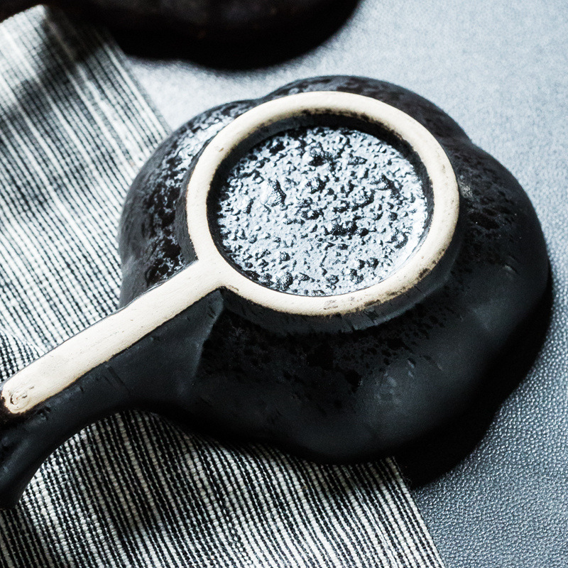 日式陶瓷梅花筷架碟